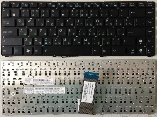 Клавиатура для ноутбука Asus 1215, черная