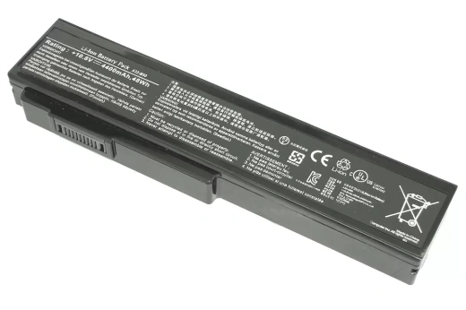 Аккумулятор для ноутбука Asus X55, M50, G50, N61, M60, N53, M51, G60, G51 4400-5200 мАч, 10.8-11.34В (оригинал)