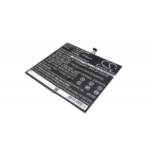 Аккумулятор CameronSino CS-LVM700NB для ноутбука Lenovo IdeaPad Miix 700-12ISK, 7.6В, 5250 мАч, 39.9 Вт, Li-Polymer, черный