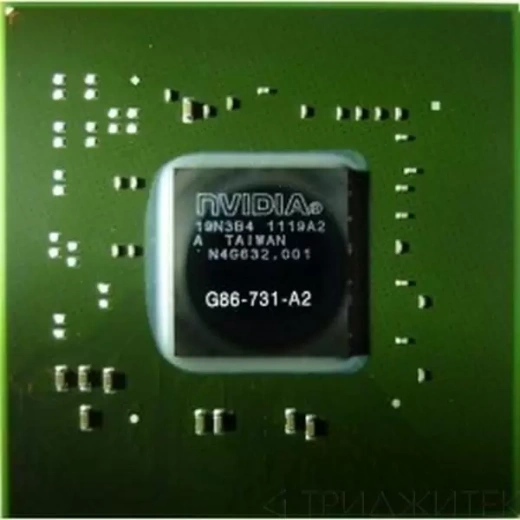Видеочип NVIDIA G86-731-A2, б.у.