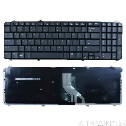 Клавиатура для ноутбука HP Pavilion DV6-1000, черная