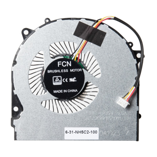 Кулер FCN DFS5K221153711-FLHF для Hasee, Clevo, Thunderobot, Gigabyte