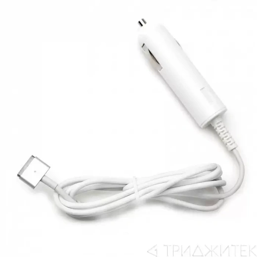 Автомобильный блок питания (зарядное) для ноутбука MacBook 16.5 В, 3.65 А, MagSafe 2, 60 Вт (с сетевым кабелем)