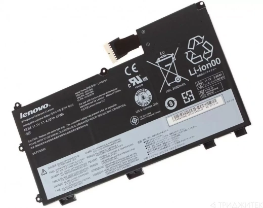 Аккумулятор для ноутбука Lenovo ThinkPad T430U, (L11S3P51), 4400 мАч, 11.1B (оригинал)