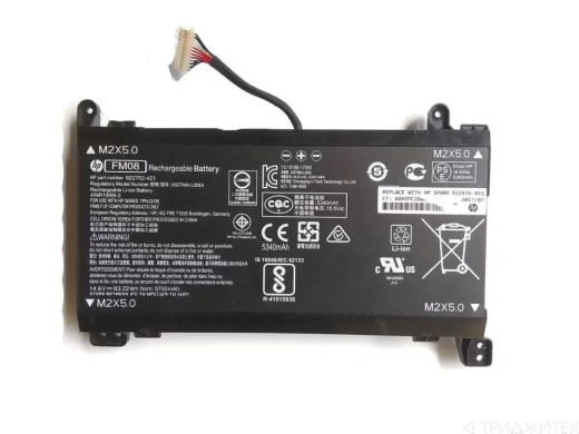 Аккумулятор (батарея) FM08 для ноутбука HP Omen 17-an, 12 PIN, 14.6В, 5700мАч (оригинал)