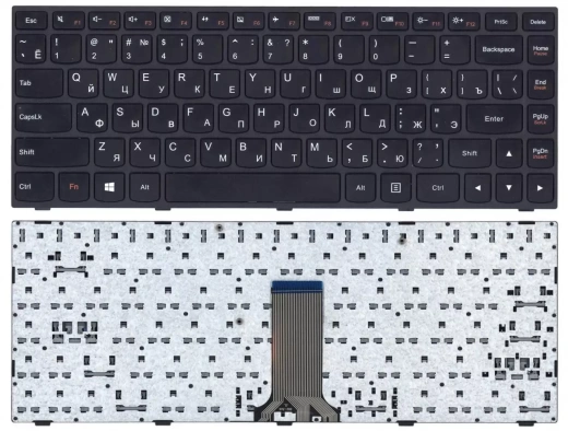 Клавиатура для ноутбука Lenovo Flex 14 G40-30, G40-70 (черный)