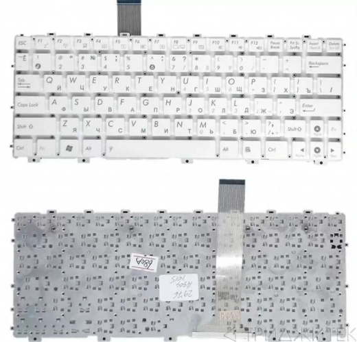 Клавиатура для ноутбука Asus EEEPC 1015, белая