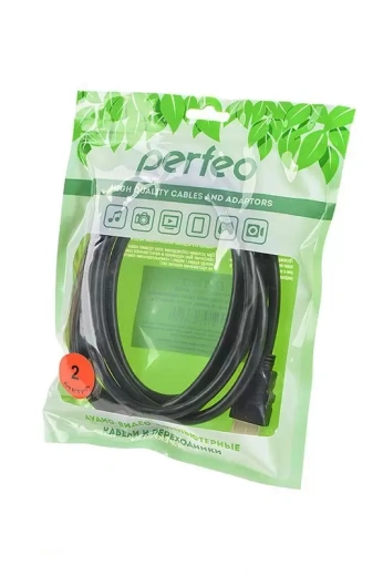 Кабель PERFEO H1003 HDMI A вилка - A вилка, ver.1.4, длина 2 м.