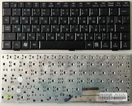 Клавиатура для ноутбука Asus EEE PC 900, черная