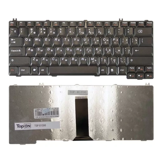Клавиатура для ноутбука Lenovo ThinkPad F31, F41, F51; IdeaPad 3000 C100, C200, N100, N200, N220, N440, N500, V100, V200, Y500, G450, G530, Y330, Y430, Y510, Y520, C460 TOP-81096