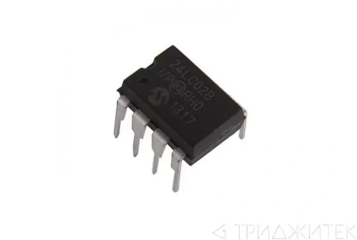 Память EEPROM 24LC02B PDIP8