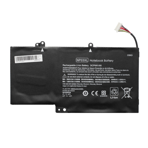 Аккумулятор NP03XL для HP - 43Wh