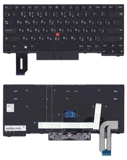 Клавиатура для ноутбука Lenovo Thinkpad T14 P14s черная