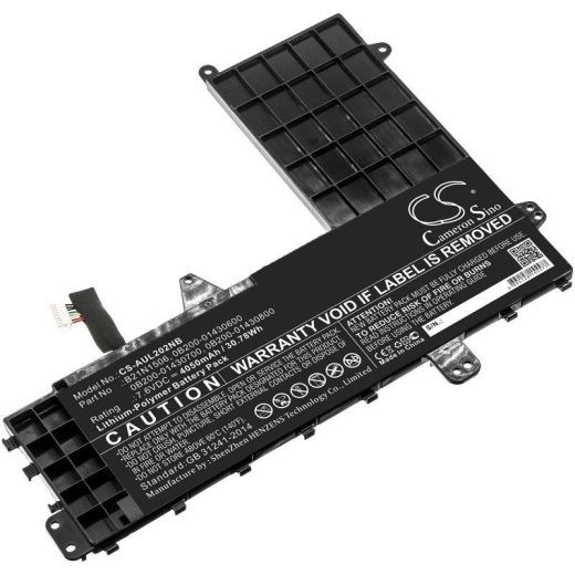 Аккумулятор CameronSino CS-AUL202NB для ноутбука Asus E502NA-2A, E502NA-2B, 7.6В, 4050 мАч, 30.78 Вт, Li-Polymer, черный