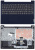 Клавиатура для ноутбука Lenovo IdeaPad 3-15, IdeaPad 3-15ARE05, 3-15IML05, 3-15IIL05, IdeaPad 3-15IGL05 топкейс синий