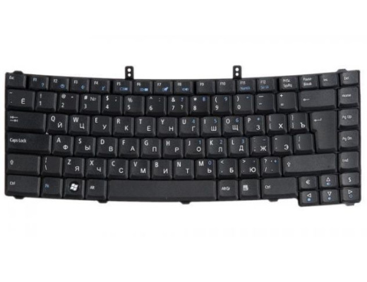 Клавиатура для ноутбука Acer для TravelMate 4320, 4520, 4720, 5310, 5320, 5520, 5710, 5720, Extensa 4120, 4220, 4620, 5200, 5210, 5220, 5230, 5420, 5610, 5620, для eMachines D620, черная, верт. Enter