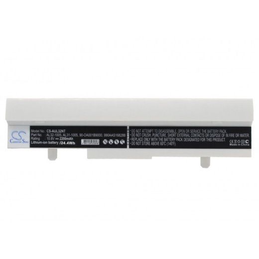 Аккумулятор CameronSino CS-AUL32NT для ноутбука Asus Eee PC 1001HA, 10.8В, 2200 мАч, Li-ion, белый