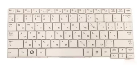 Клавиатура для Samsung N128/N140N148/N150/N158/NB20/NB30 RU, White