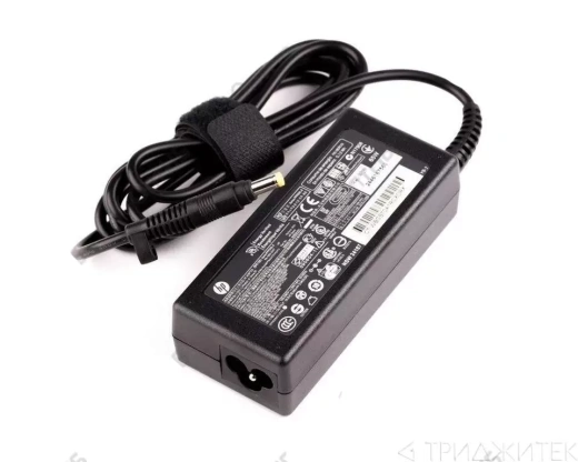 Блок питания (сетевой адаптер) для ноутбуков HP 18,5V 3.5A 65W 4.8x1.7, без сетевого кабеля