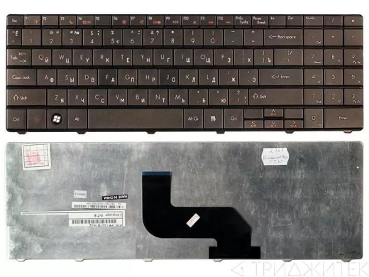 Клавиатура для ноутбука Packard Bell EasyNote DT85, LJ61, LJ63, LJ65, LJ67, LJ71, LJ73, LJ75, LJ77, TJ61, TJ62, TJ65, TJ76, TJ71, TJ75, TJ76, TJ77, Gateway EC54, EC5409U, EC5412U, EC58, NV42, NV44, NV48, NV52, NV53, NV54, NV56, NV58, NV59, NV78, NV79