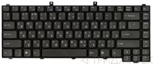 Клавиатура для ноутбука Acer Aspire 1500, 1620, TravelMate 240, 250, 2000, 2001, 2002, 2003, 2500, 2501 RU