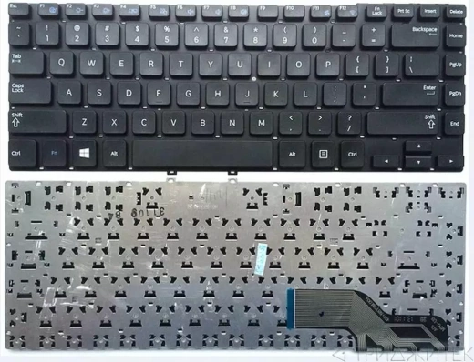 Клавиатура для ноутбука Samsung NP355V4X, 300V4X, черная