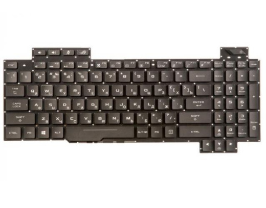 Клавиатура для ноутбука Asus ROG Strix GL503VS, SCAR Edition GL503VS c белой подсветкой