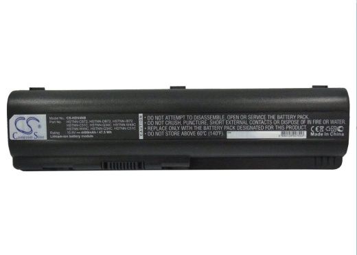 Аккумулятор CameronSino CS-HDV4NB для ноутбука HP dv5-1017tx, dv5-1018tx, 10.8В, 4400 мАч, Li-ion, черный