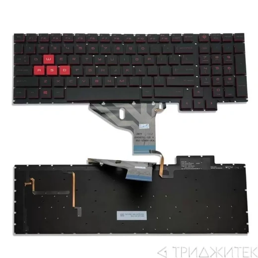 Клавиатура для ноутбука HP OMEN 15-CE 15-CE000, черная