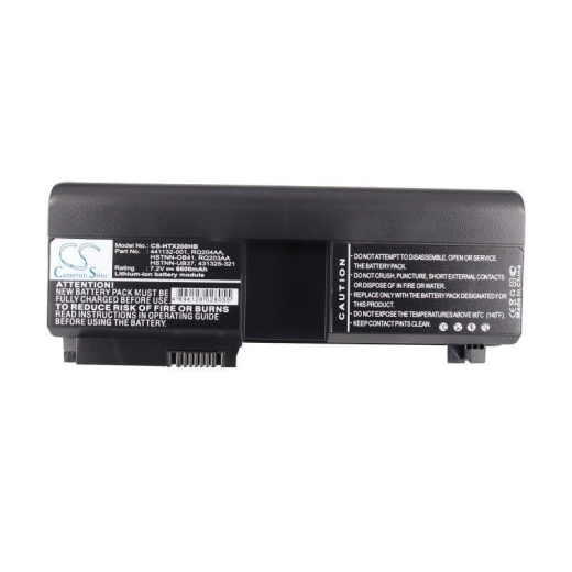 Аккумулятор CameronSino CS-HTX200HB для ноутбука HP Pavilion tx1000, tx1000Z, 7.2В, 6600 мАч, 47.52 Вт, Li-ion, черный