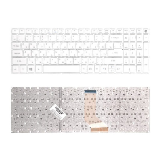 Клавиатура Acer Aspire E5-573, E5-522, Extensa EX251, EX2511, RU, белая