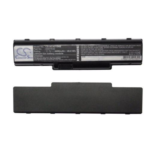 Аккумулятор CameronSino CS-AC4310NB для ноутбука Gateway NV5207U, NV5211U, 11.1В, 4400 мАч, 48.84 Вт, Li-ion, черный