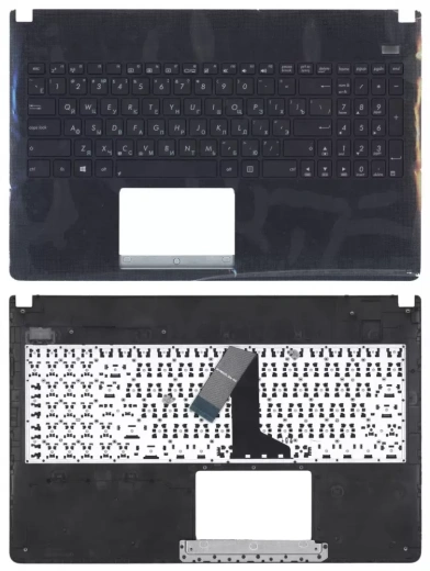 Клавиатура для ноутбука Asus X501 черная топ-панель