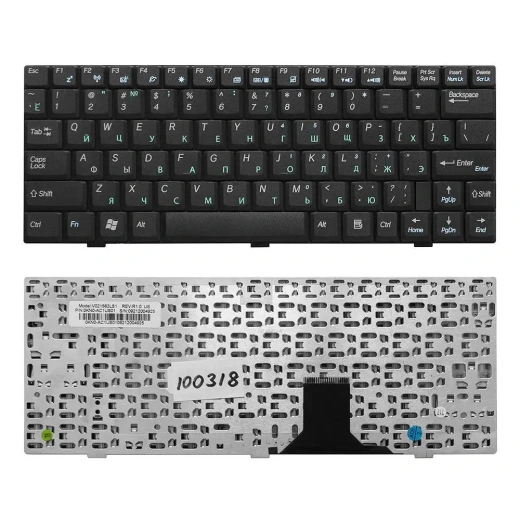 Клавиатура для ноутбука Asus U1, U1F, U1E, U2, U2E Series