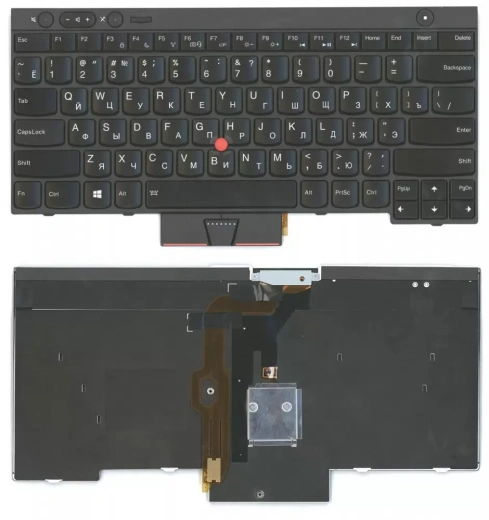Клавиатура для ноутбука Lenovo T430, T430I, X230, T530, L430, L530 with light