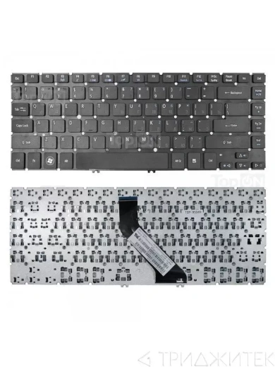 Клавиатура для ноутбука Acer Aspire V5-431, V5-471, черная, с подсветкой