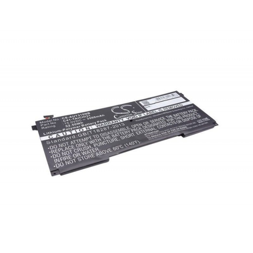 Аккумулятор CameronSino CS-AUT310NB для ноутбука Asus Taichi 31, Taichi 31 DH51, 15В, 3500 мАч, 52.5 Вт, Li-Polymer, черный