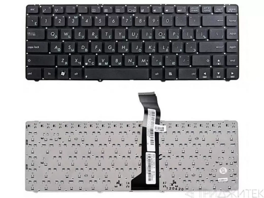 Клавиатура для ноутбука Asus K45, A45, черная