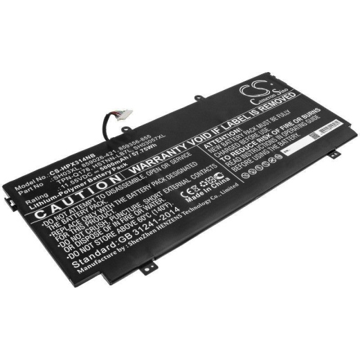 Аккумулятор CameronSino CS-HPX314NB для ноутбука HP ENVY 13-AB063, ENVY 13-AB068, 11.55В, 5000 мАч, 57.75 Вт, Li-Polymer, черный