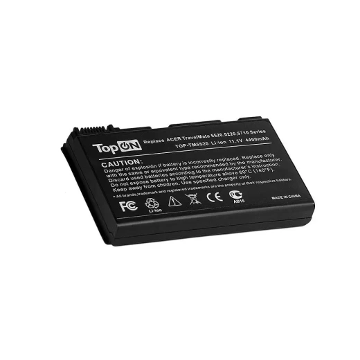 Аккумулятор (акб, батарея) TopON TOP-TM5520 для ноутбуков Acer 11.1 В, 4400 мАч