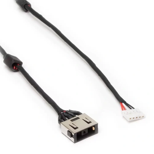 Разъем питания PJ578 для ноутбука Lenovo IdeaPad G50-70, G50-80, G50-90 Series. 11x4.5 mm с иглой. C кабелем 23 см