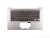 Клавиатура для ноутбука Asus TX300CA с топкейсом, серебристая панель, черные кнопки, с подсветкой