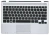 Клавиатура для ноутбука Samsung NP300U1A, NP305U1A, 300U1A, 305U1A, top panel silver