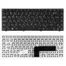 Клавиатура для ноутбука DNS 0150931, Pegatron B14Y, Clevo W740, W840 Series. Г-образный Enter., черная, без рамки