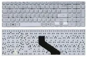 Клавиатура для ноутбука Gateway NV55S, NV57H, NV75S, NV77H, TS45 silver