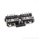 Разъем для ноутбука USB CON 2X4P DUAL R/A,F,DIP