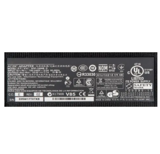 Блок питания для ноутбука Lenovo IdeaCentre B310 19.5V, 7.7A, 150W, 6.3х3.0мм