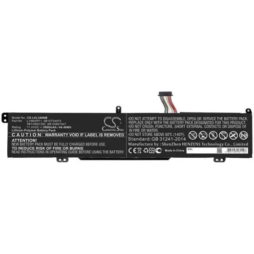 Аккумулятор CameronSino CS-LVL340NB для ноутбука Lenovo IdeaPad L340 SP/B, L340-15IRH, 11.4В, 3900 мАч, 44.46 Вт, Li-Polymer, черный