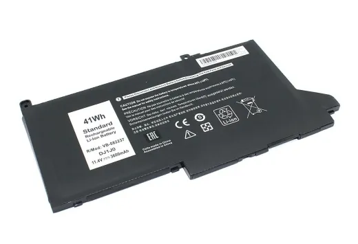 Аккумуляторная батарея для ноутбука Dell Latitude E7280 (DJ1J0) 11.4V 3600mAh OEM